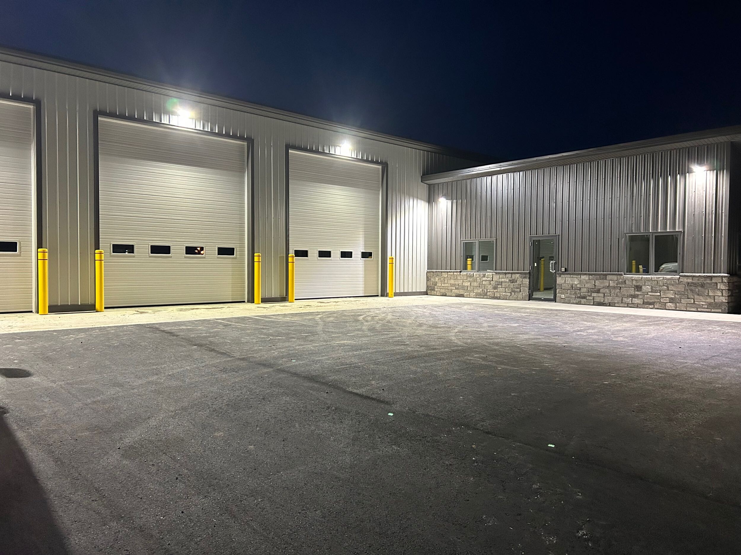 Commercial Building — Night Completion