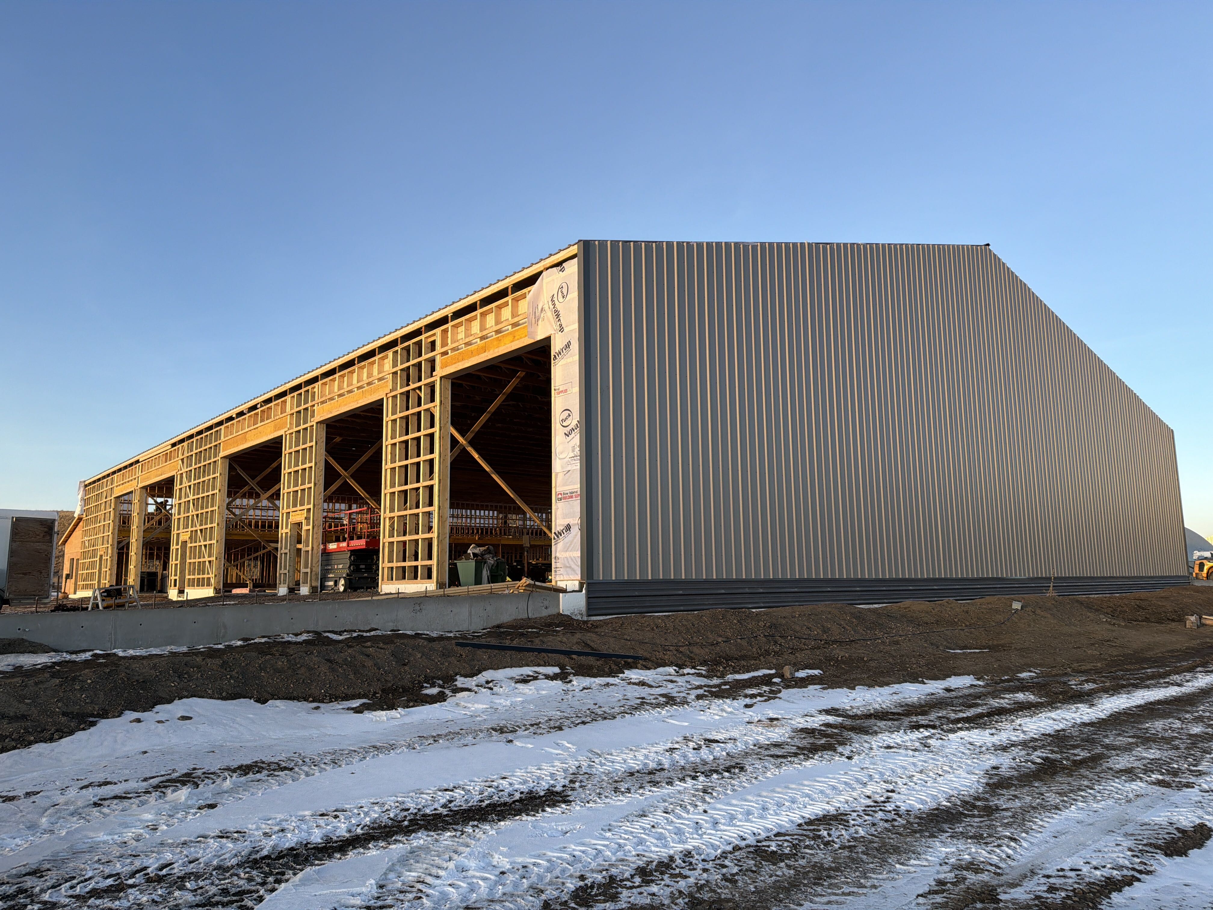 Commercial Building — Framing Phase